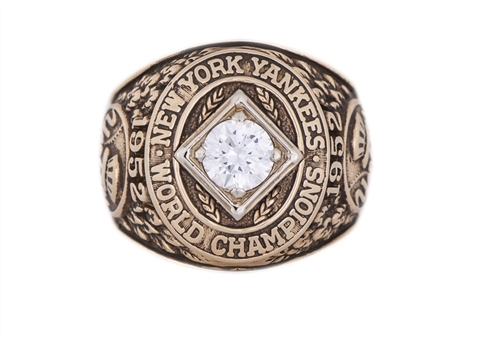 1952 New York Yankees World Series Ring - 14k Salesman Sample